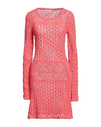Coral Knitted Short dress