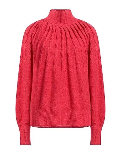 Coral Knitted Turtleneck