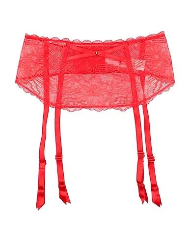 Coral Lace Bustiers, corsets & Suspenders