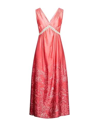 Coral Lace Long dress