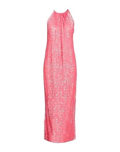 Coral Lace Long dress