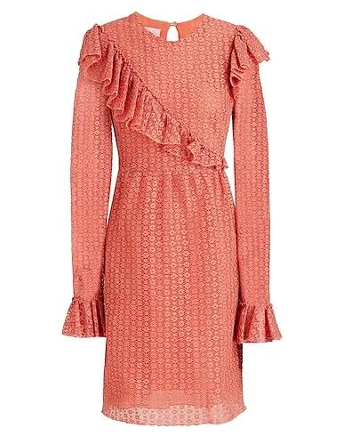 Coral Lace Short dress