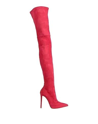 Coral Leather Boots