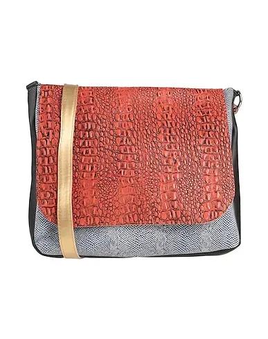 Coral Leather Cross-body bags