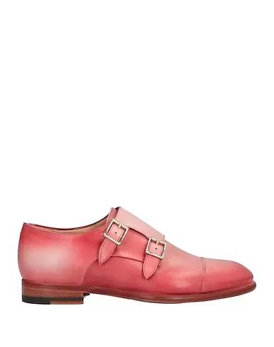 Coral Leather Loafers