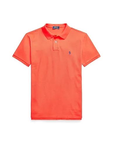 Coral Piqué Polo shirt SLIM FIT MESH POLO SHIRT