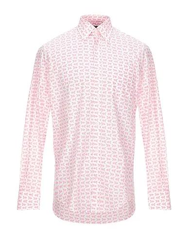 Coral Plain weave Patterned shirt