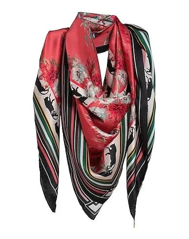 Coral Satin Scarves and foulards