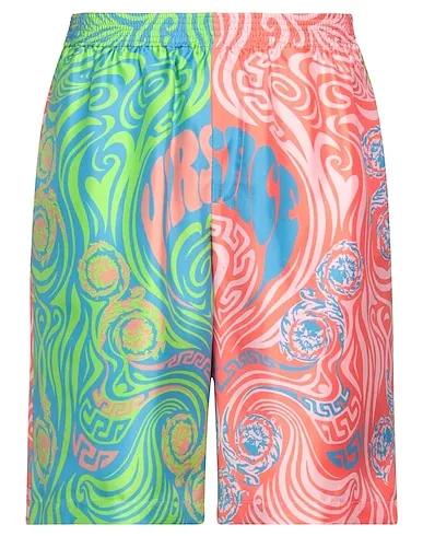 Coral Satin Shorts & Bermuda