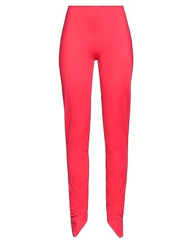 Coral Synthetic fabric Leggings