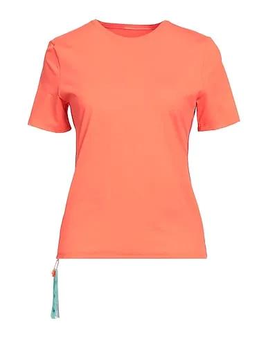 Coral Synthetic fabric T-shirt