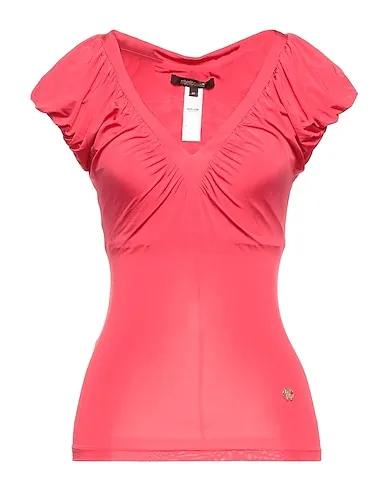 Coral Synthetic fabric T-shirt