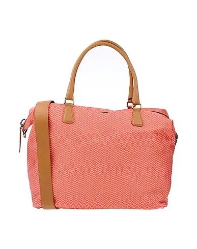 Coral Techno fabric Handbag