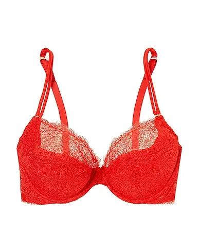 Coral Tulle Bra