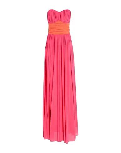 Coral Tulle Long dress