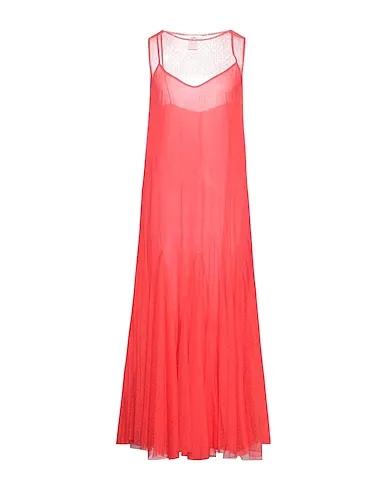 Coral Tulle Long dress