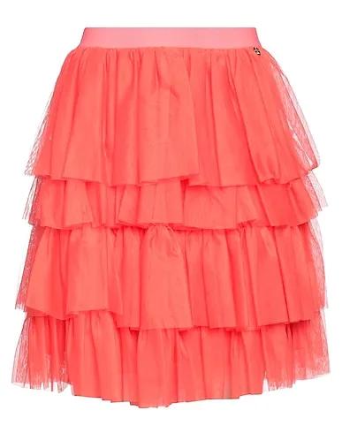 Coral Tulle Mini skirt