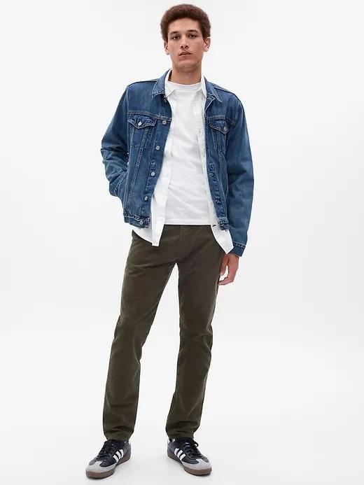 Corduroy Slim Pants in GapFlex with Washwell