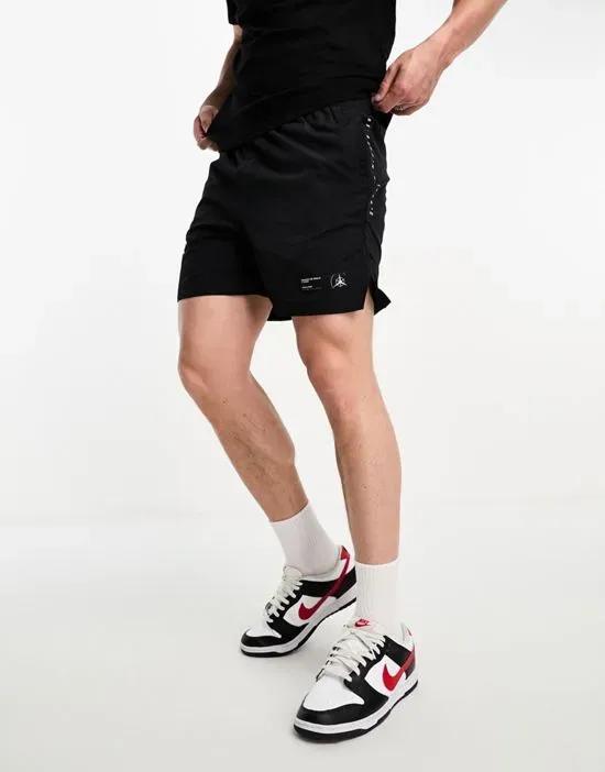 Core technical shorts with navigation print black - part of a set