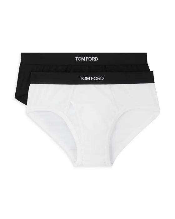 Cotton Blend Briefs, Set of 2