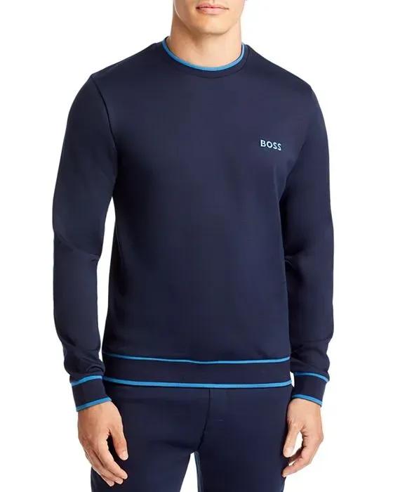 Cotton Blend Regular Fit Crewneck Tracksuit Sweatshirt