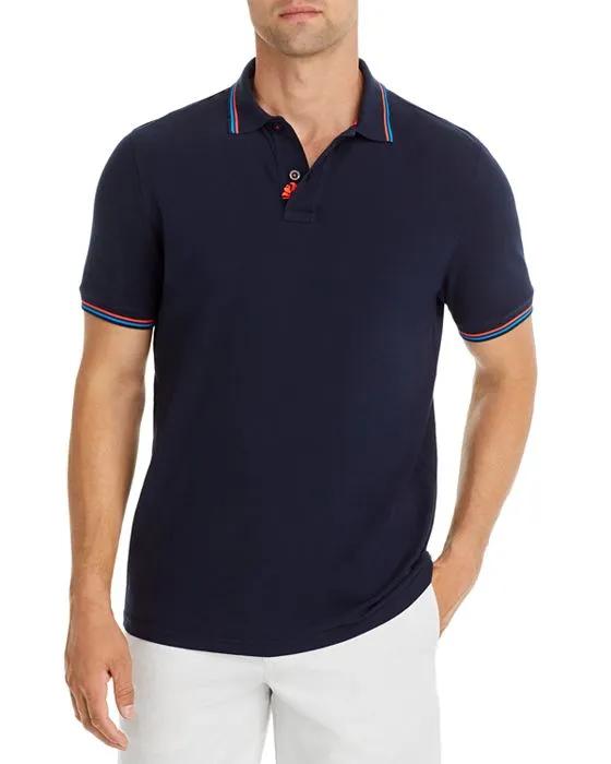 Cotton Blend Regular Fit Polo Shirt 