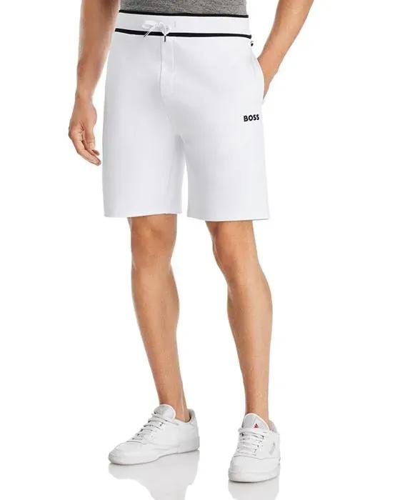 Cotton Blend Regular Fit Tracksuit Shorts 