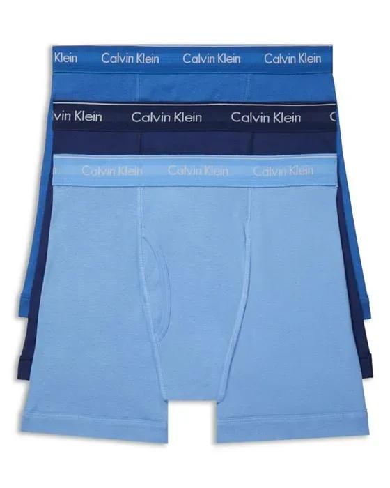 Cotton Boxer Briefs, Pack of 3