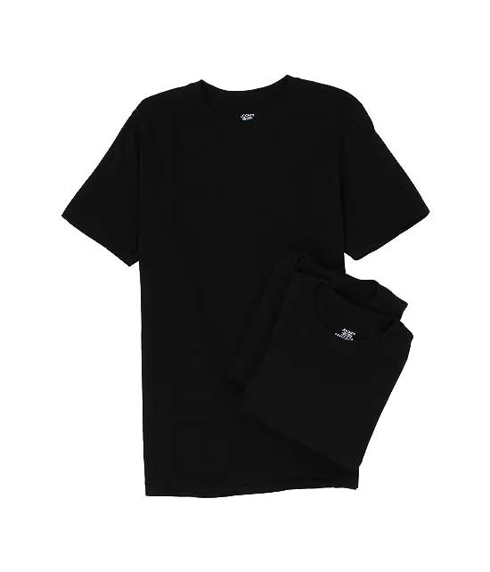 Cotton Crew Neck T-Shirt 3-Pack