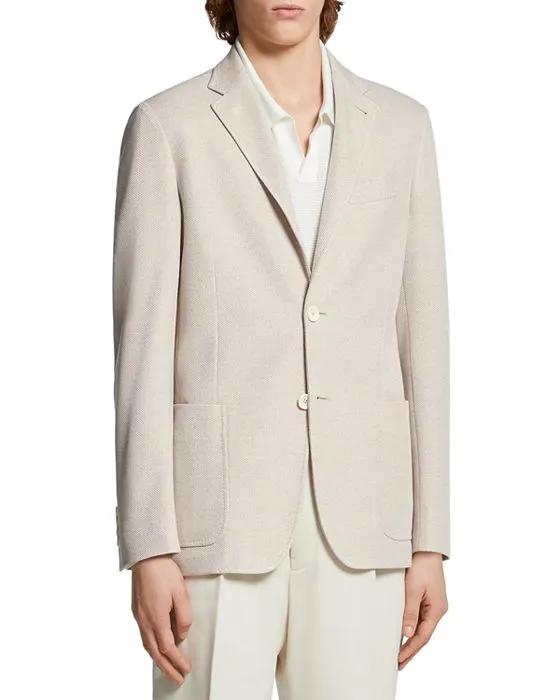 Cotton Honeycomb Jerseywear Shirt Jacket