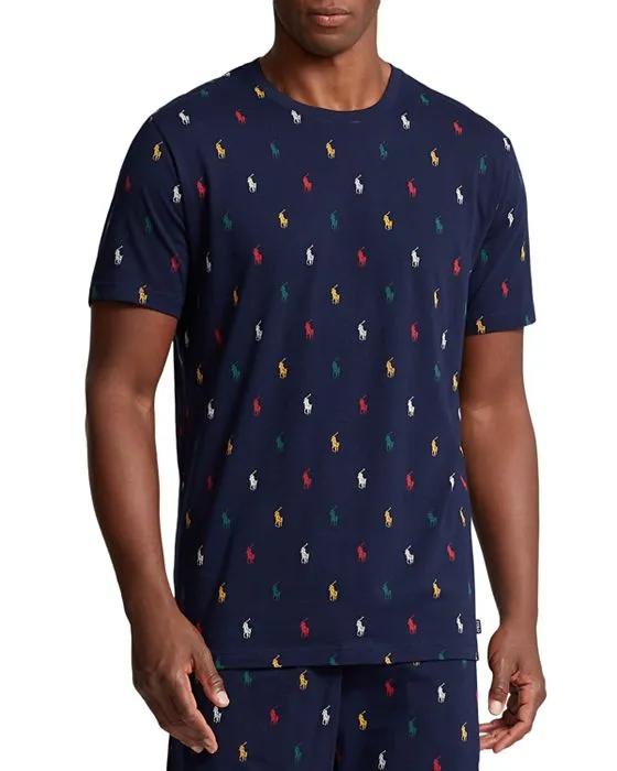 Cotton Jersey Logo Graphic Sleep Tee