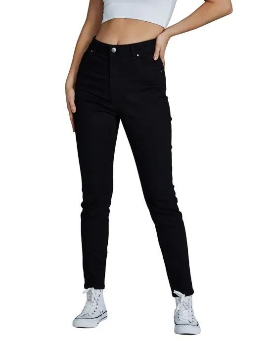 Cotton On high-rise skinny jeans in black
