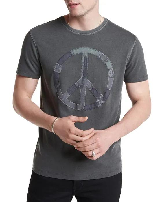 Cotton Reconstructed Peace Graphic Tee 