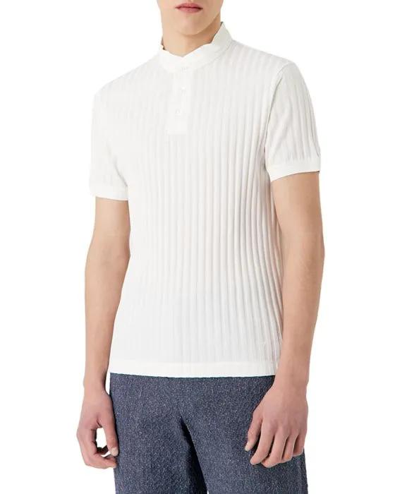 Cotton Regular Fit Guru Collar Polo Shirt