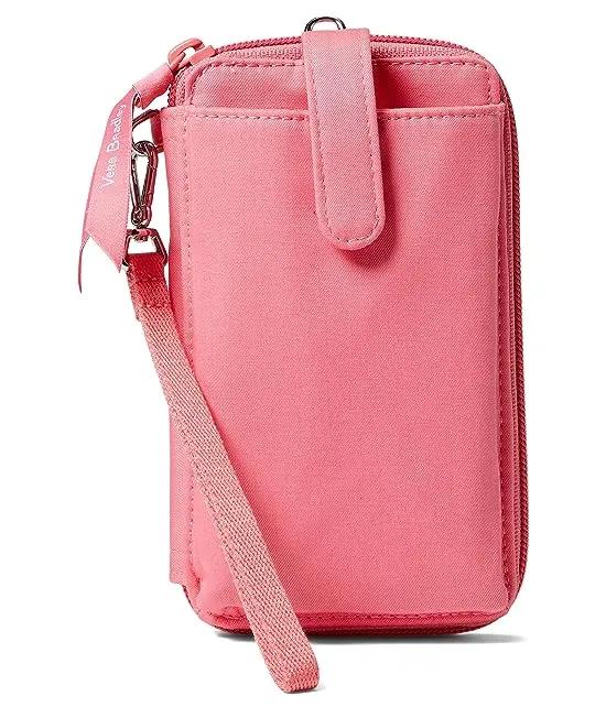 Cotton Smartphone Wristlet with RFID Protection