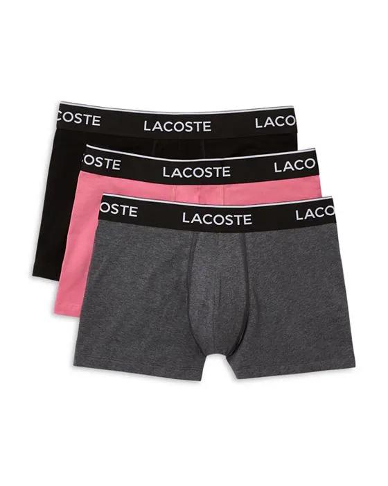 Cotton Stretch Logo Waistband Long Boxer Briefs, Pack of 3