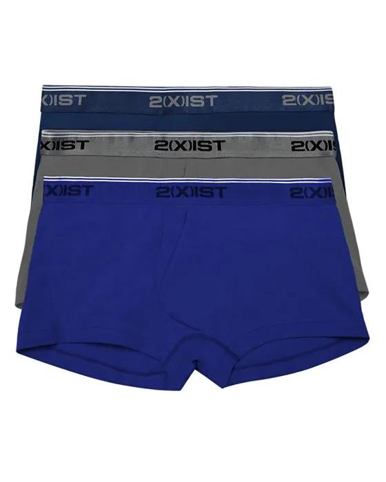 Cotton Stretch No Show Trunks, Pack of 3