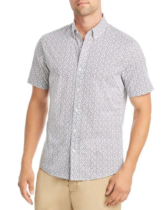 Cotton Stretch Slim Fit Button Down Shirt