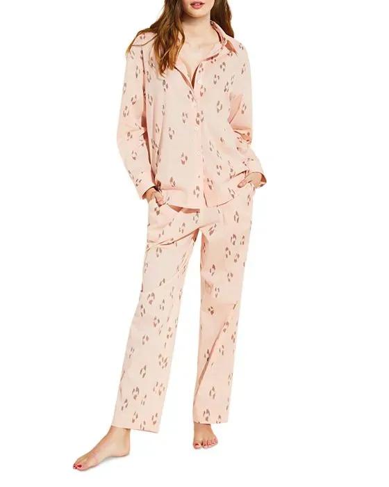 Cotton Striped Pajama Set