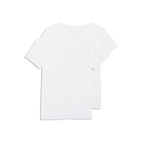 Cotton T-Shirt V-Neck 2-Pack