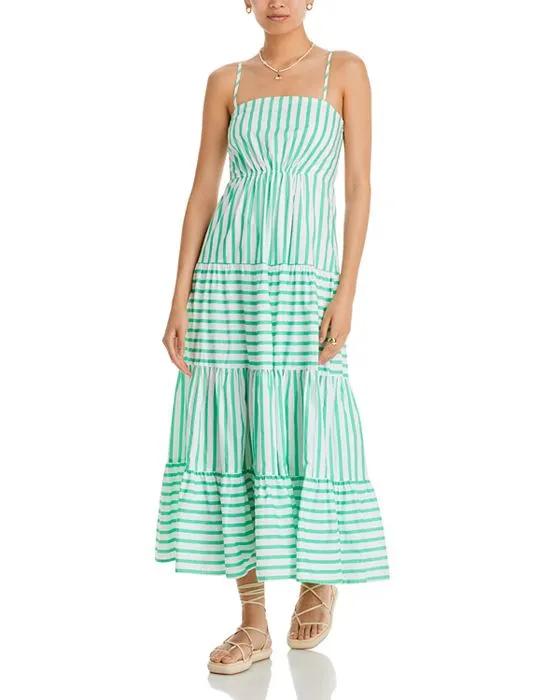 Cotton Tiered Maxi Dress - 100% Exclusive