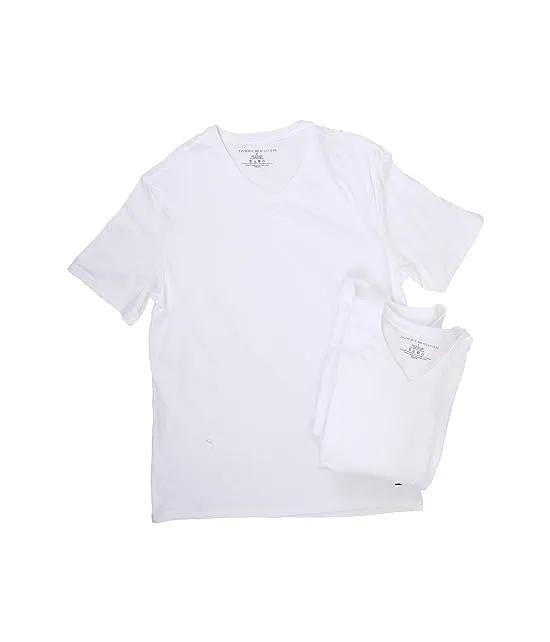 Cotton V-Neck Shirt 3-Pack