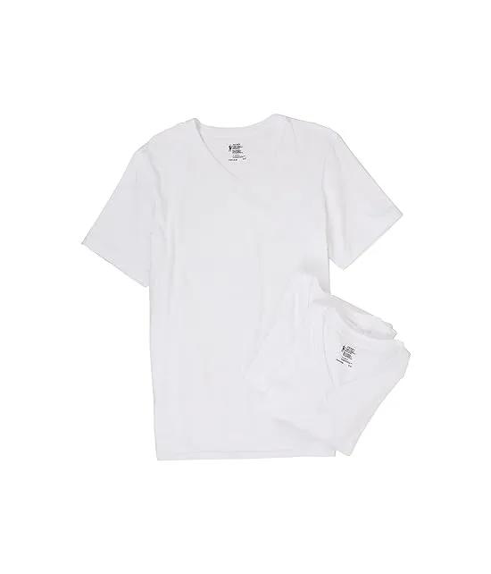 Cotton V-Neck T-Shirt 3-Pack
