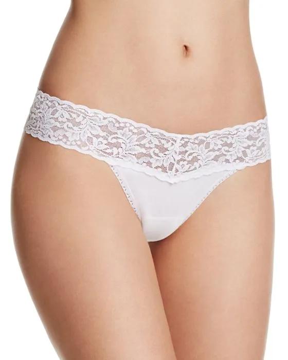 Cotton with a Conscience Low-Rise Thong