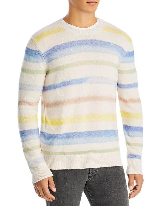 Cotton Wool Painted Stripe Sweater