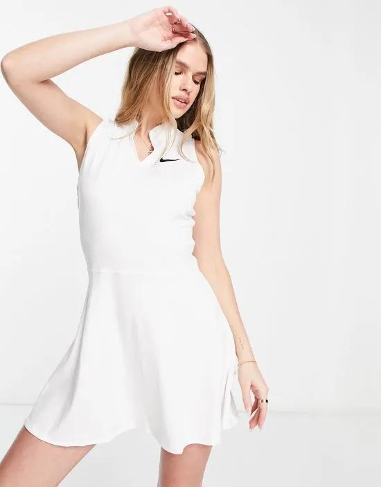 Court Dri-FIT Victory tennis dress in white