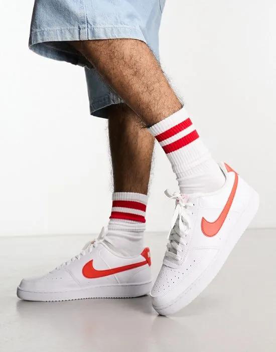 Court Vision Low Next in white and red