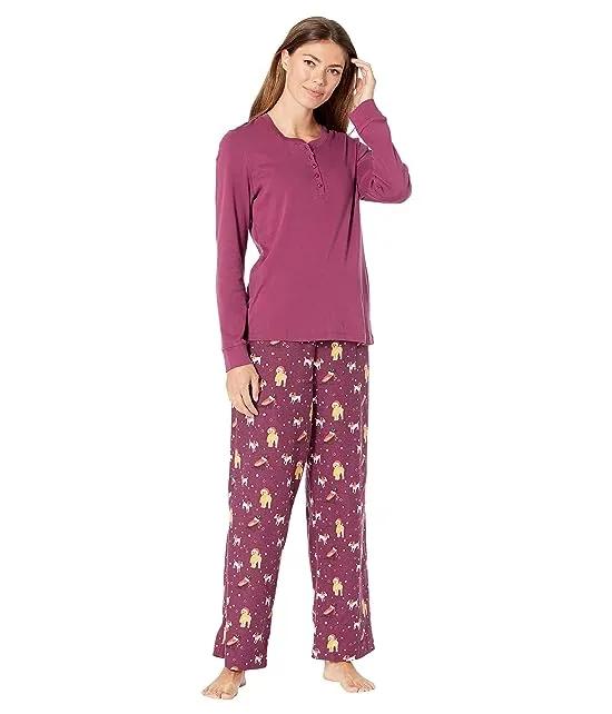 Cozy Pajama Set Print