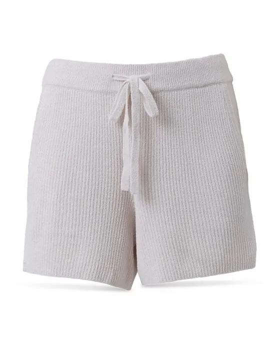 Cozychic Ribbed Knit Drawstring Shorts