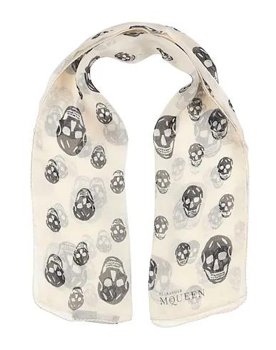 Cream Crêpe Scarves and foulards